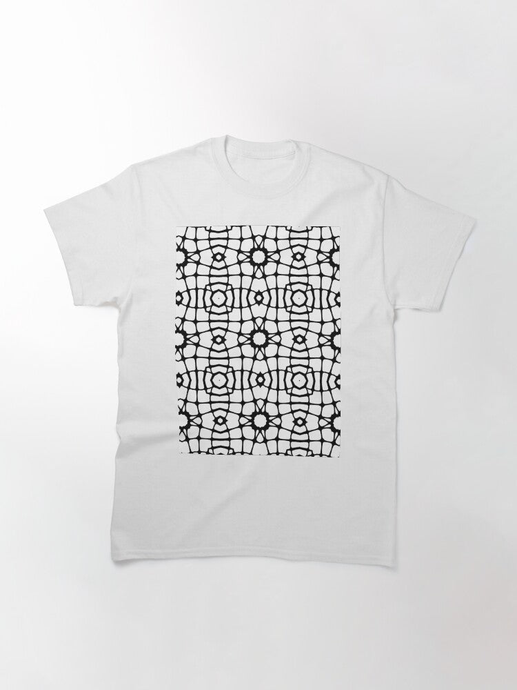Monochrome Kaleidoscope Classic T-Shirt