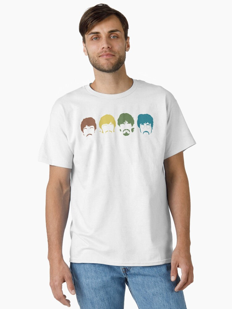 The Beatles Pop Art John Lennon Paul McCartney George Harrison Ringo Starr Classic T-Shirt