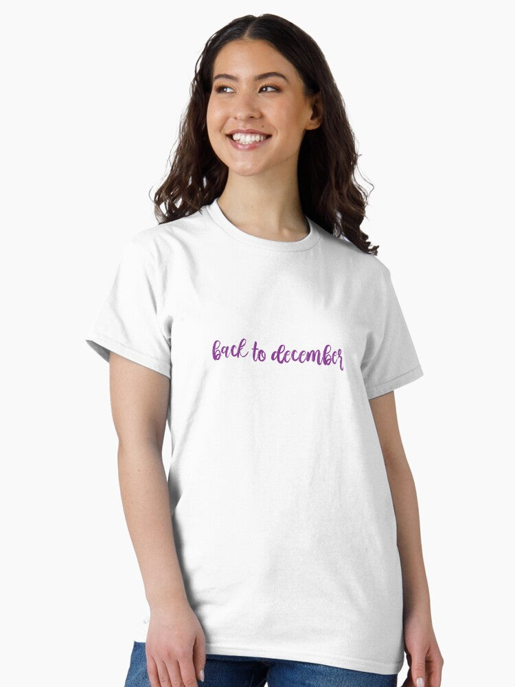 Back to December Taylor Swift Classic T-Shirt Style001