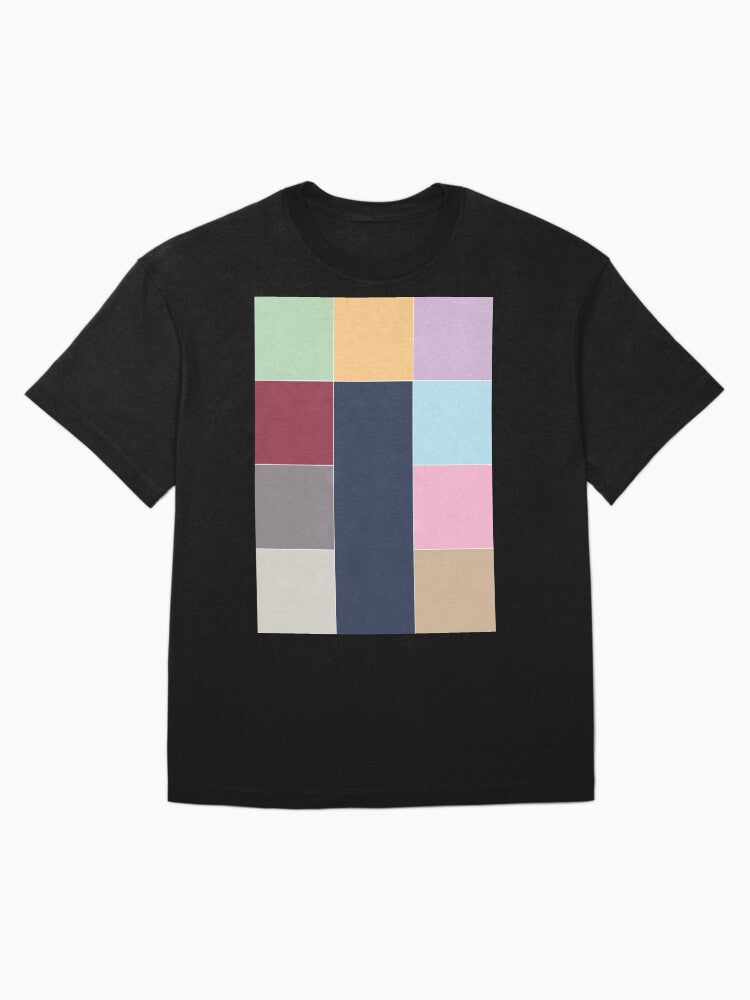Taylor Swift Eras Color Block Oversized T-Shirt