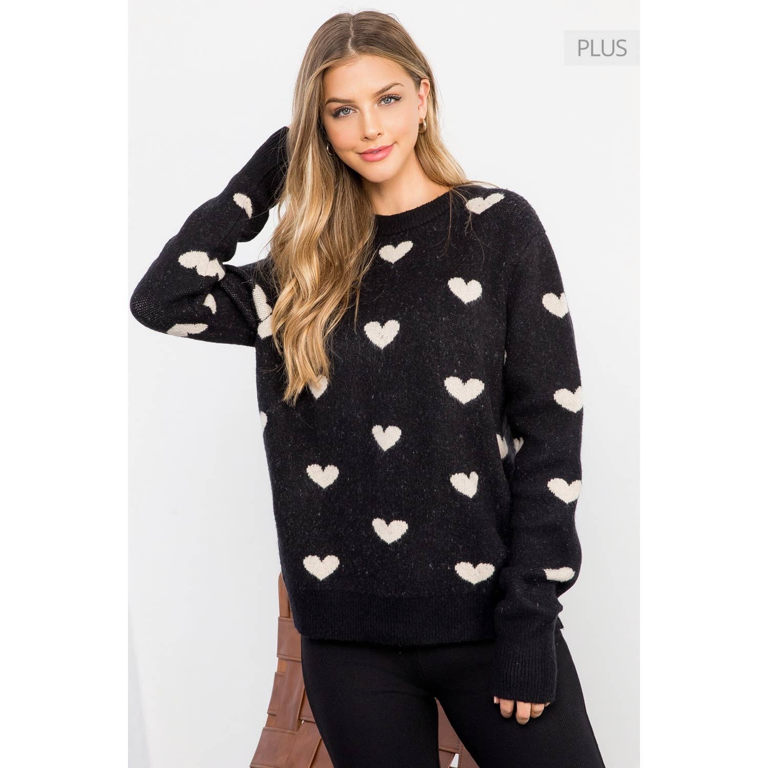 /Size Xl/ Knit Hearts Sweater