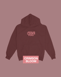 "Crimson Bloom" Logo Hoodie