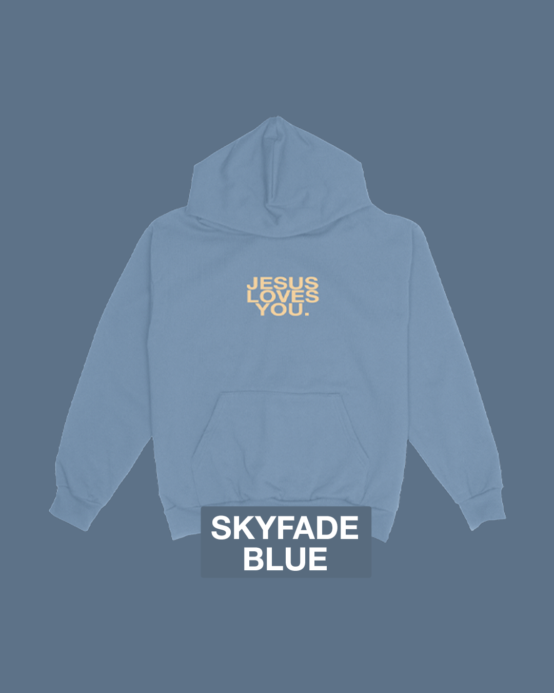 "Skyfade Blue" Logo Hoodie