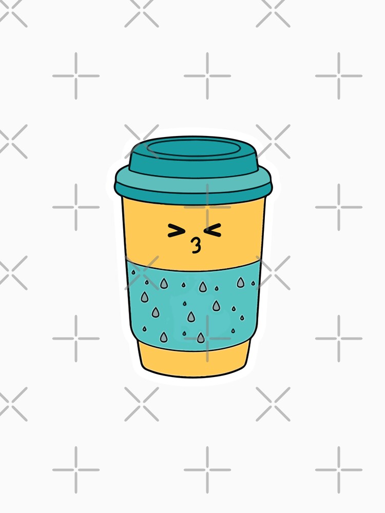 Kawaii Summer Coffee Art by Zanoozi Art Prints
