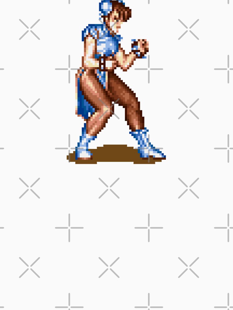 Chun-Li Fighting Sprite by The Sprite Guy