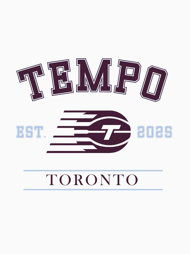 Toronto Tempo WNBA Vintage Varsity Style Logo by coffeepolicy