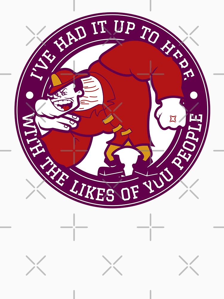 Retro Angry Firefighter Mascot by deadlydarlingKV