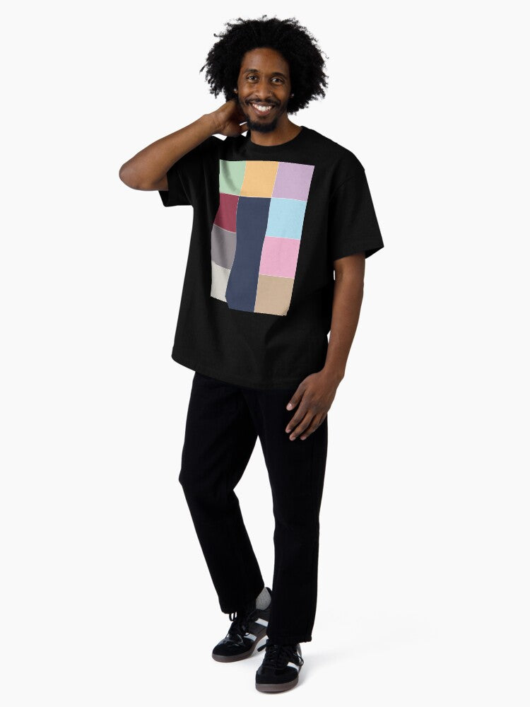 Taylor Swift Eras Color Block Oversized T-Shirt